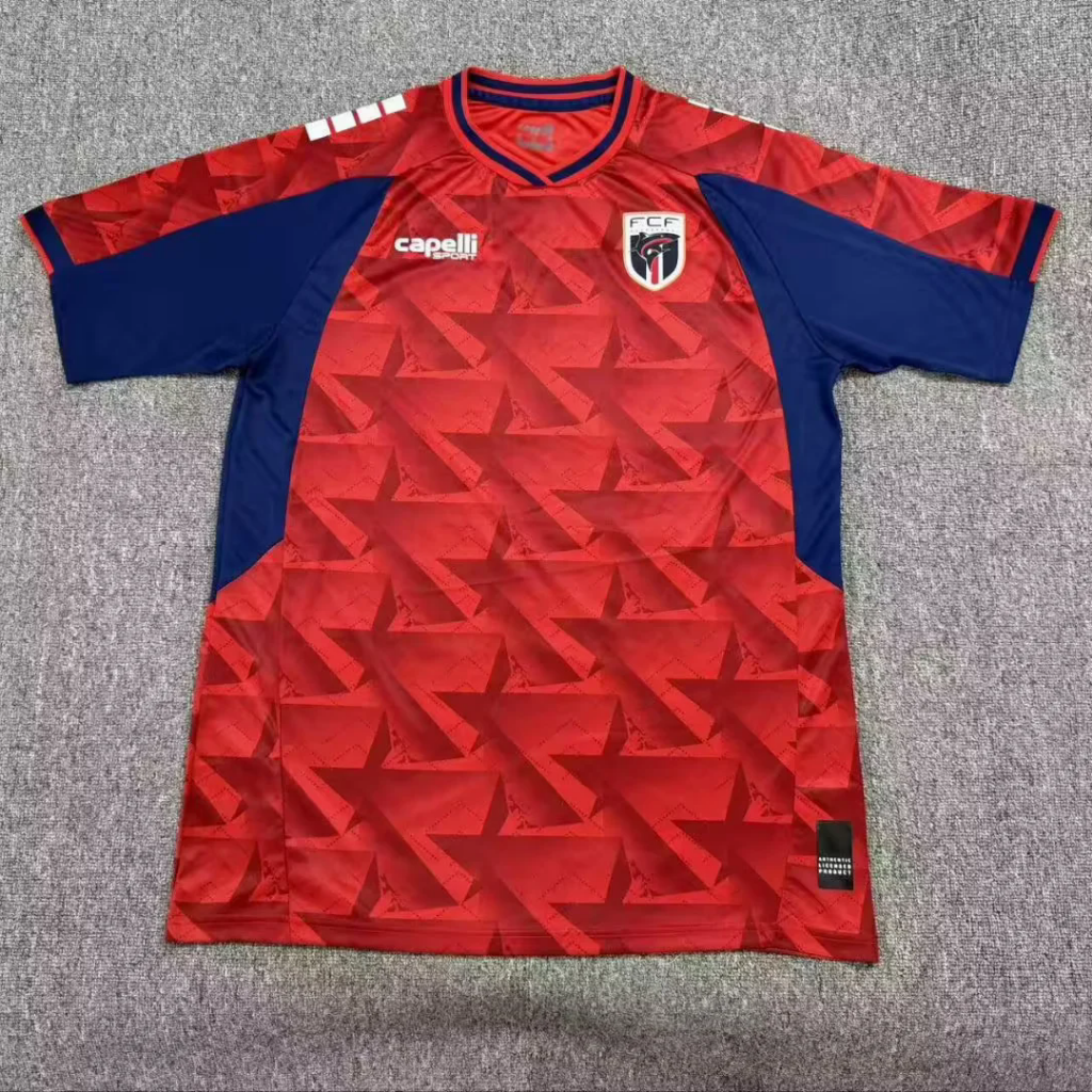 Cape Verde 26/27 Red/Tonal Star Third Jersey