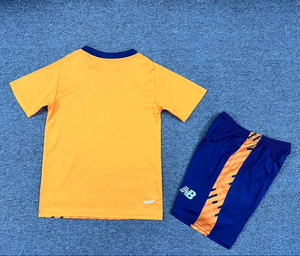 Cardiff City 25/26 Orange Third Kids Jersey Set