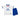 Cardiff City 26/27 White/Blue Trim Away Kids Jersey