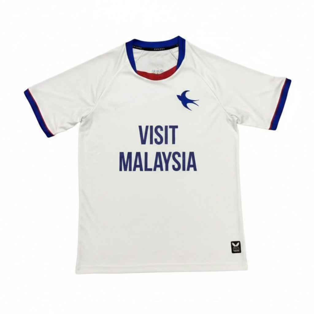 Cardiff City 26/27 White/Navy Away Jersey