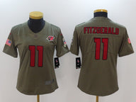 Cardinals 2021/22 Fitzgerald #11 Olive/Camo Print Women NFL Jersey