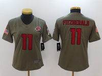 Cardinals 2021/22 Fitzgerald #11 Olive/Camo Print Women NFL Jersey