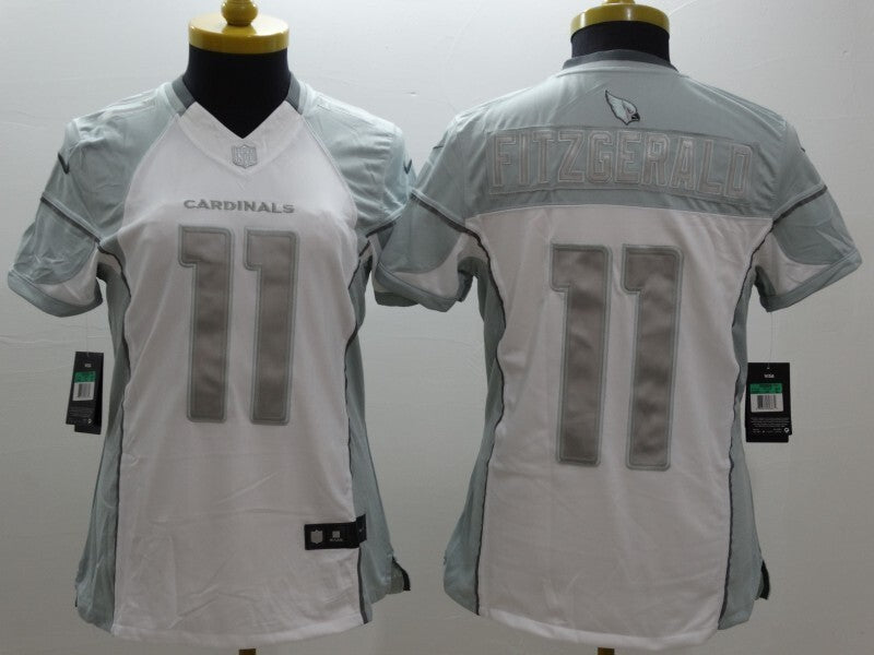 Cardinals 2021/22 Fitzgerald #11 White/Gray Women NFL Jersey