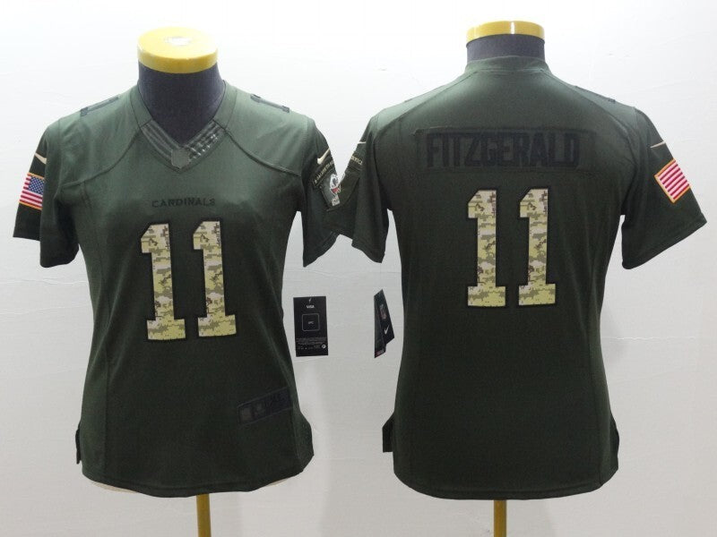 Cardinals 2022/23 Fitzgerald #11 Green/Camo Print Women NFL Jersey
