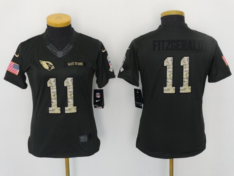 Cardinals 2022/23 Fitzgerald #11 Khaki/Camo Print Women NFL Jersey