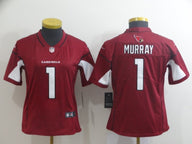 Cardinals 2022/23 Murray #1 Red/White Women NFL Jersey