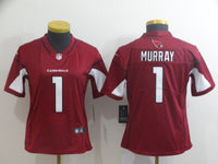 Cardinals 2022/23 Murray #1 Red/White Women NFL Jersey
