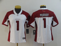 Cardinals 2022/23 Murray #1 White/Red Women NFL Jersey