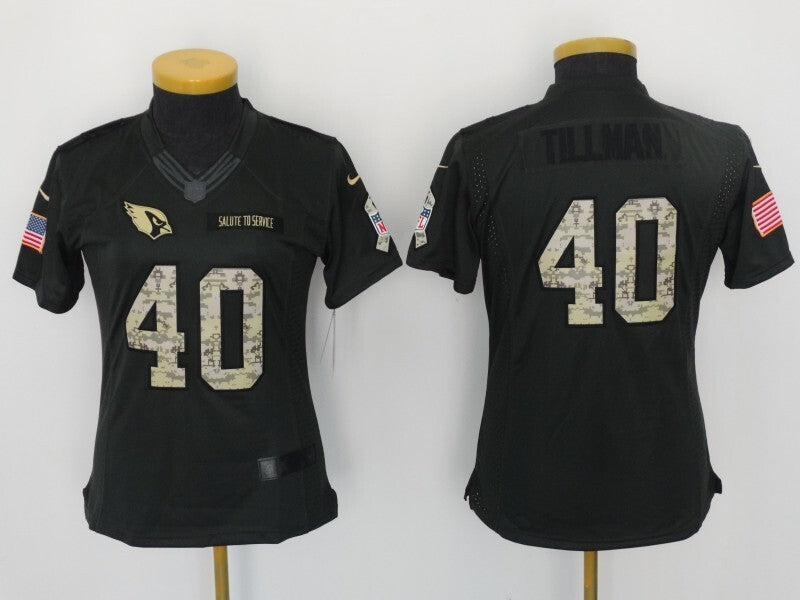 Cardinals 2022/23 Tillman #40 Khaki/Camo Print Women NFL Jersey