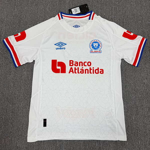 CD Olimpia (Honduras) 26/27 White/Red/Blue Trim Home Jersey