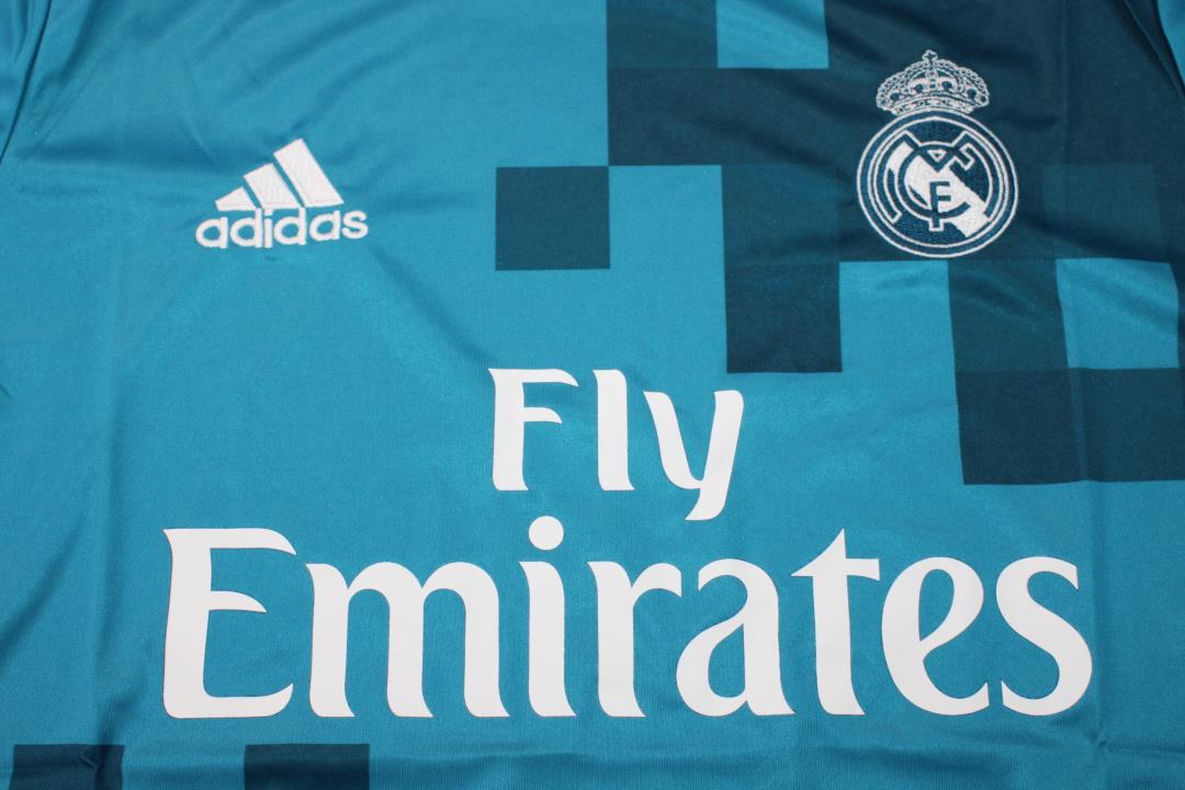 Real Madrid 2017/2018 Vintage Retro Third Kit Jersey