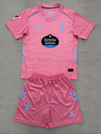 Celta Vigo 25/26 Pink Third Away Kids Jersey Set