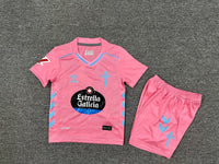 Celta Vigo 25/26 Pink Third Away Kids Jersey Set