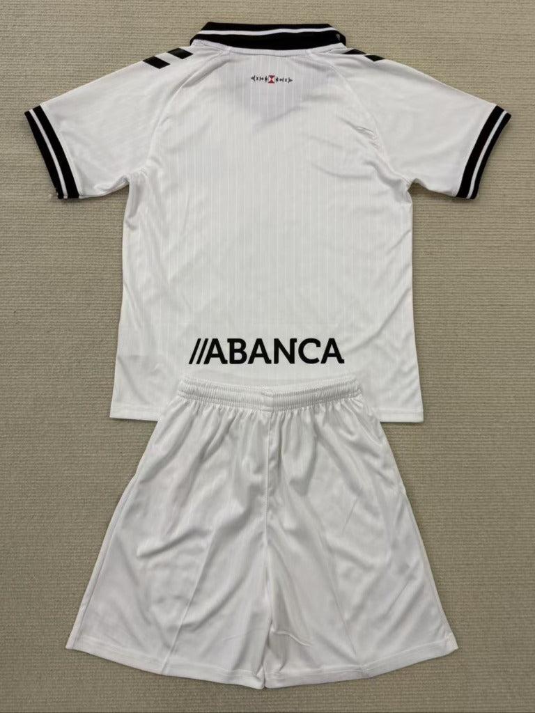 Celta Vigo 25/26 White Goalkeeper Kids Jersey Set