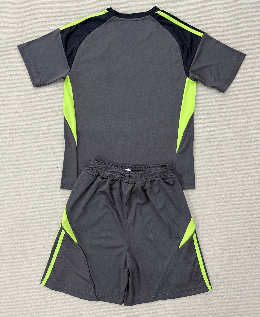 Celtic 25/26 Black Goalkeeper Kids Jersey Set