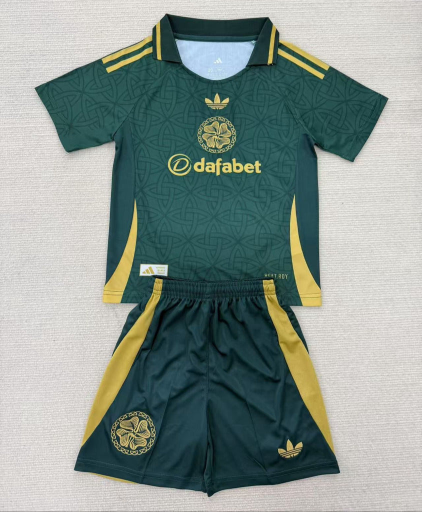 Celtic 25/26 Dark Green Kids Jersey Set