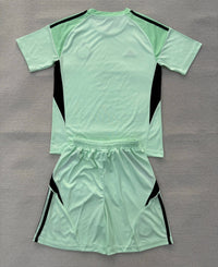 Celtic 25/26 Light Green Goalkeeper Kids Jersey Set