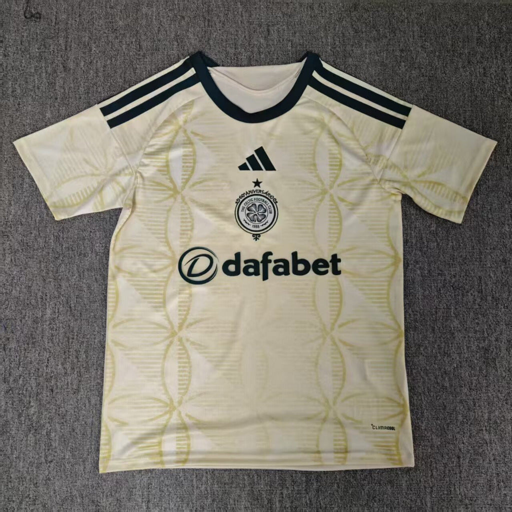 Celtic 26/27 Beige/Black Three Stripes Third Jersey