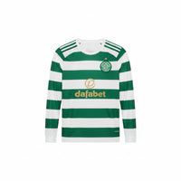 Celtic 26/27 Green and White Hoops Home Long Sleeve Jersey