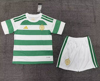 Celtic 26/27 White/Green Home Kids Jersey Set