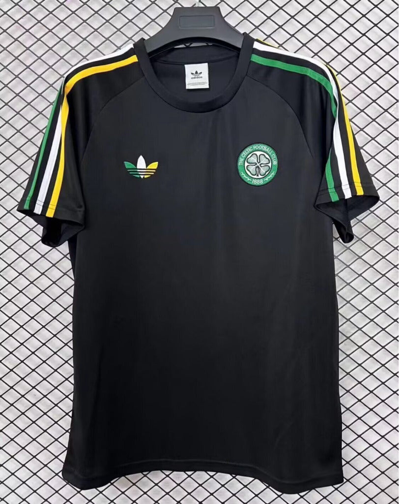 Celtics 2026 Black/Green/White Stripes Jersey