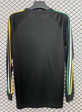 Celtics 2026 Black/Green/White Stripes Long-Sleeve Jersey