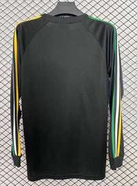 Celtics 2026 Black/Green/White Stripes Long-Sleeve Jersey