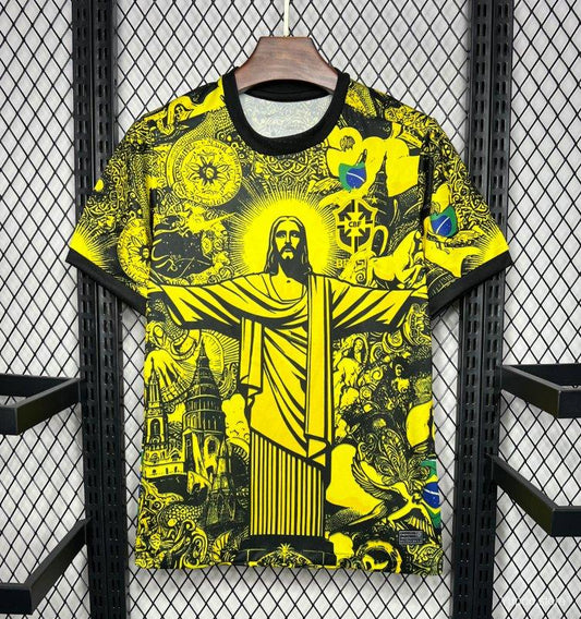 Brazil Special Concept Yellow Jersey "Christ The Redeemer"