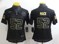 Chargers 2021/22 Mack #52 Black/Yellow Women NFL Jersey