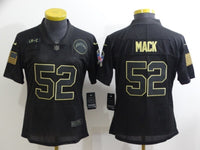 Chargers 2021/22 Mack #52 Black/Yellow Women NFL Jersey