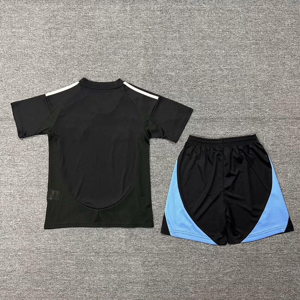 Charlotte 25/26 Black Away Kids Jersey Set