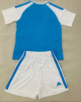Charlotte 26/27 Blue/White Home Kids Jersey Set