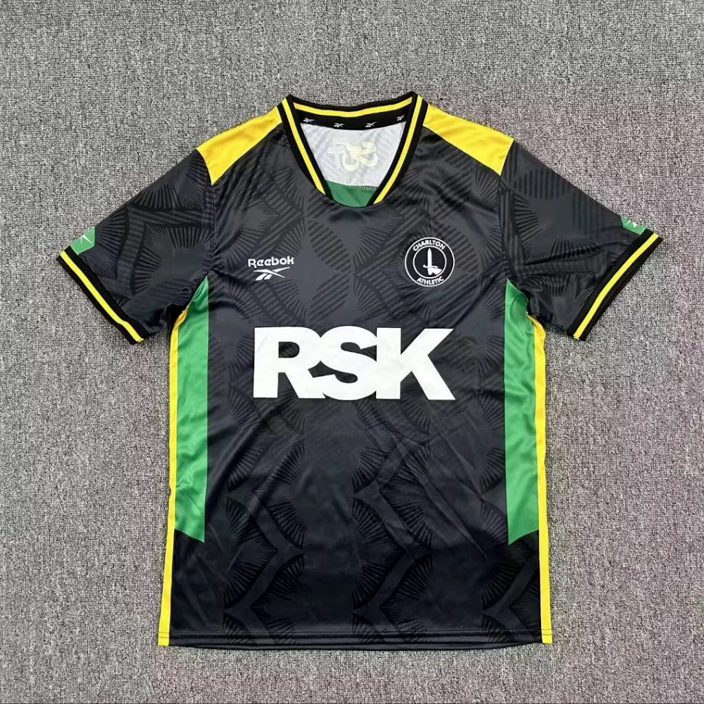 Charlton 25/26 Black/Yellow/Green Third Jersey