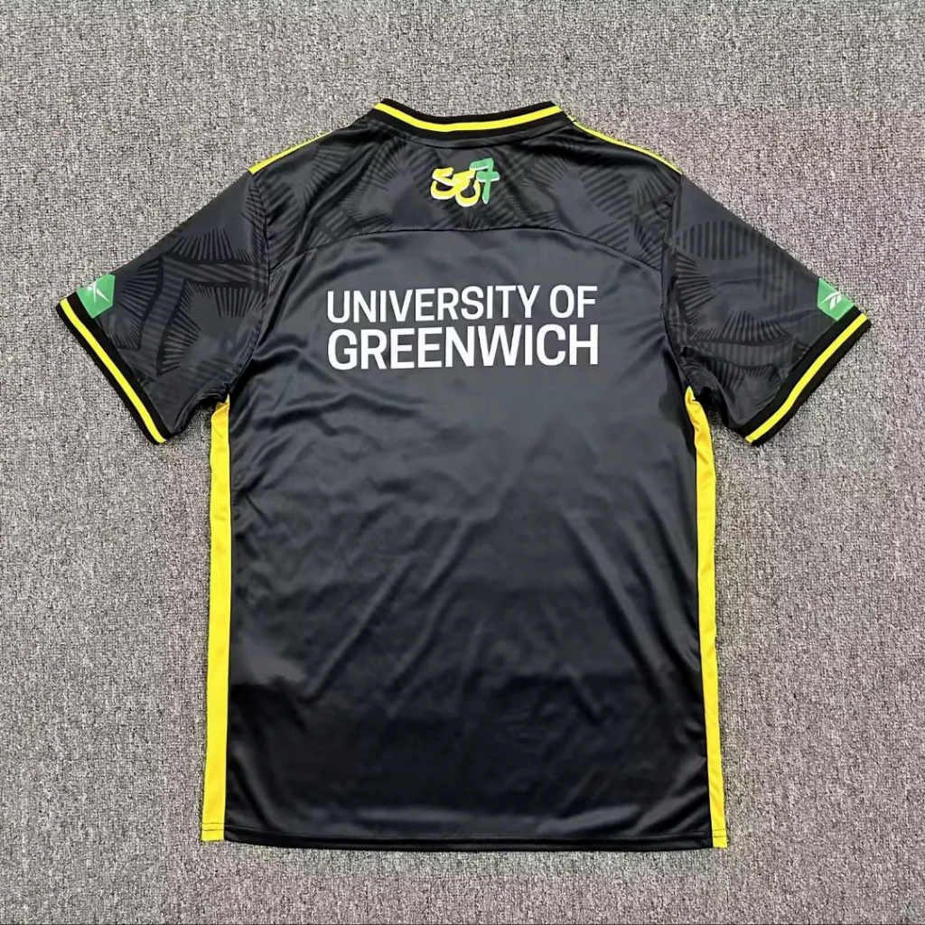 Charlton 25/26 Black/Yellow/Green Third Jersey