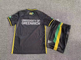 Charlton 25/26 Black/Yellow/Green Third Kids Jersey Set