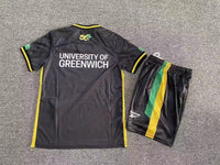 Charlton 25/26 Black/Yellow/Green Third Kids Jersey Set