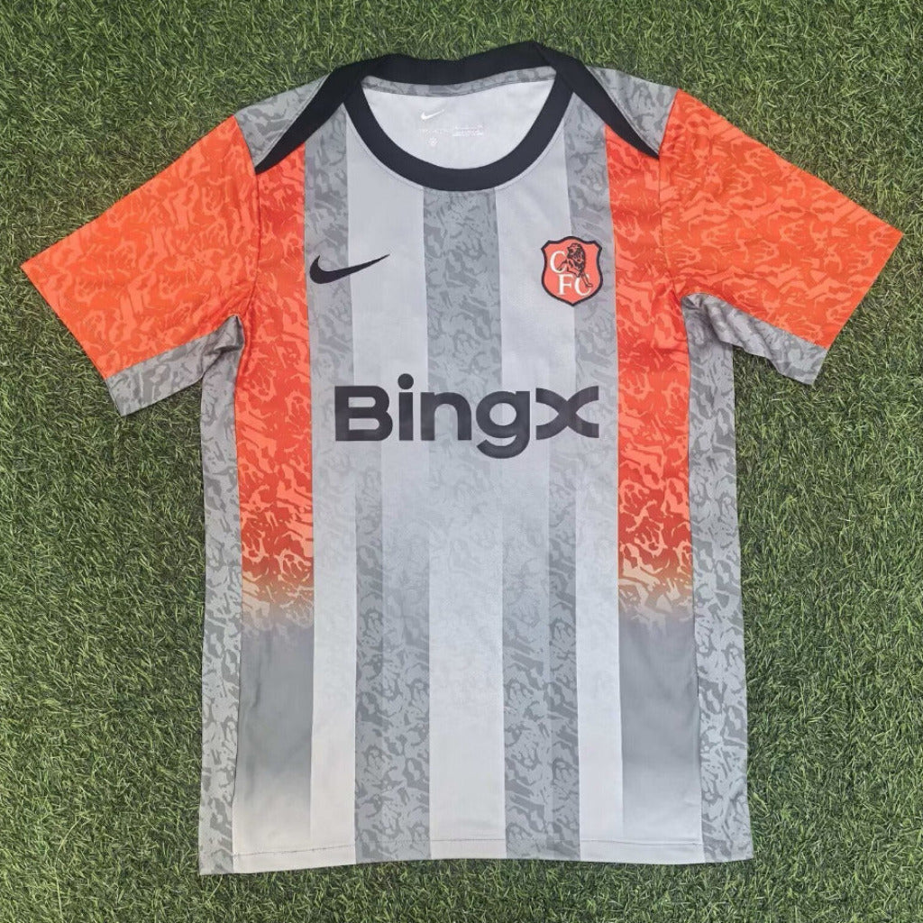 Chelsea 2026 Gray/Orange Pre-Match Jersey