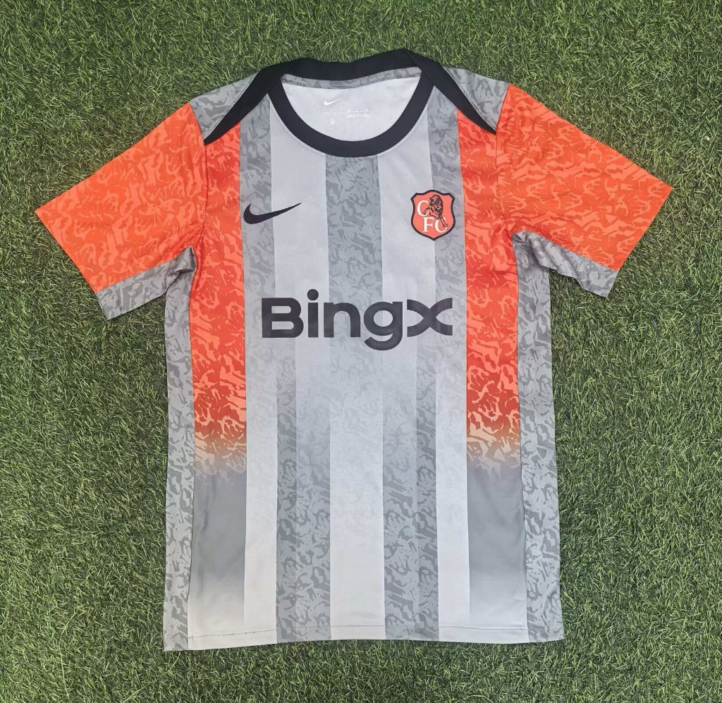 Chelsea 2026 Gray/Orange Pre-Match Training Jersey