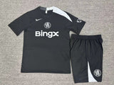 Chelsea 25/26 Black/White Kids Jersey Set