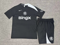 Chelsea 25/26 Black/White Kids Jersey Set