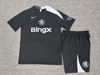 Chelsea 25/26 Black/White Kids Jersey Set