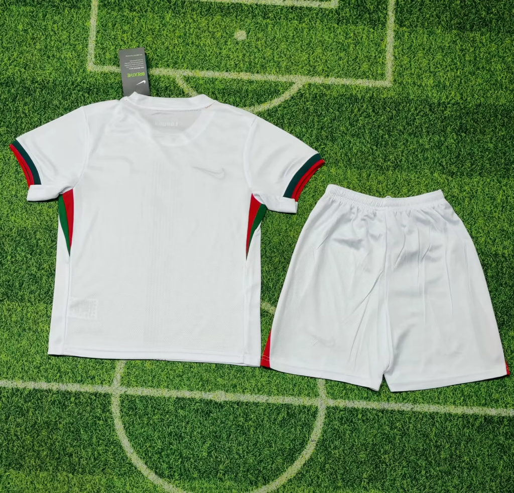 Chelsea 25/26 White Away Kids Jersey Set