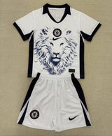 Chelsea 25/26 White Lion Kids Jersey Set