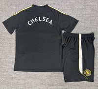 Chelsea 26/27 Black/Yellow Training Kids Jersey Set