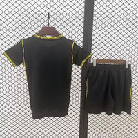 Chelsea 26/27 Black/Yellow Trim Away Kids Jersey Set