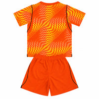 Chelsea 26/27 Orange/Yellow/Black Trim Goalkeeper Kids Jersey Set