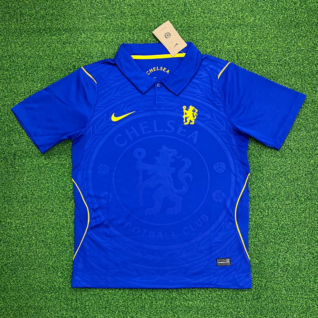 Chelsea 26/27 Royal Blue/Gold Trim Home Jersey
