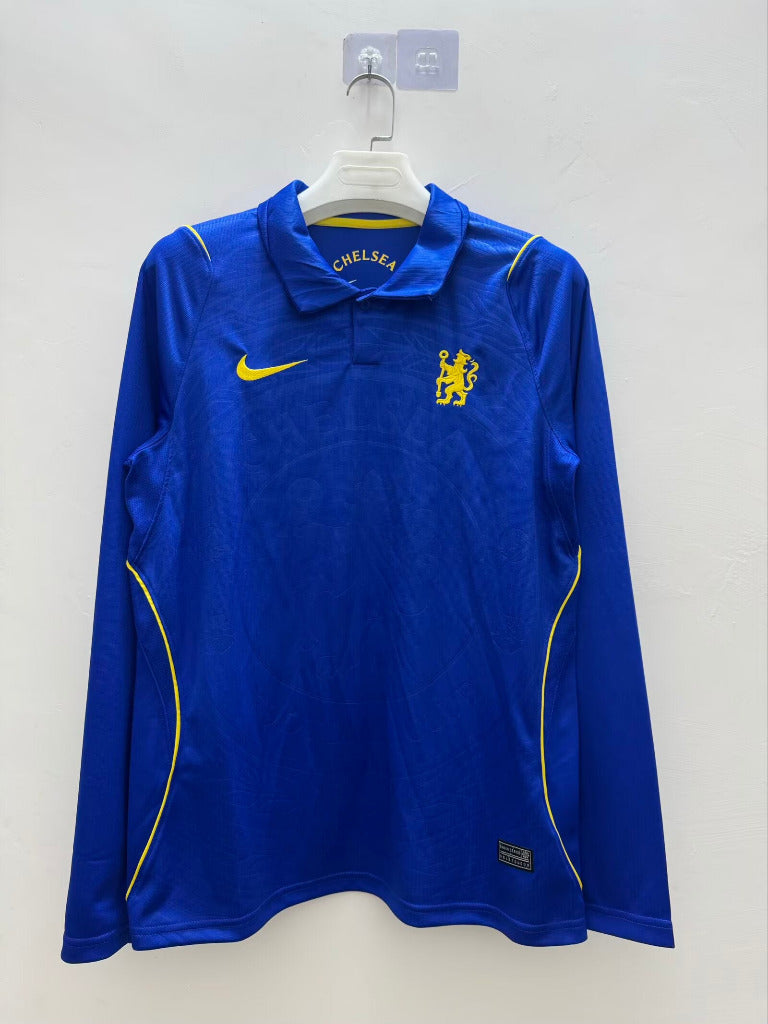 Chelsea 26/27 Royal Blue/Gold Trim Home Long Sleeve Jersey