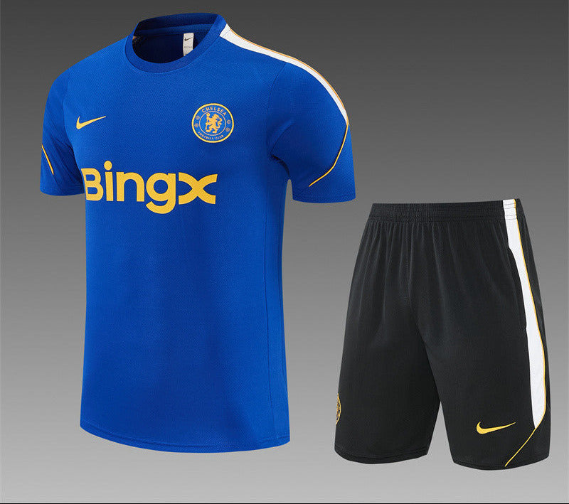 Chelsea 26/27 Royal Blue/White Training Kids Jersey Set