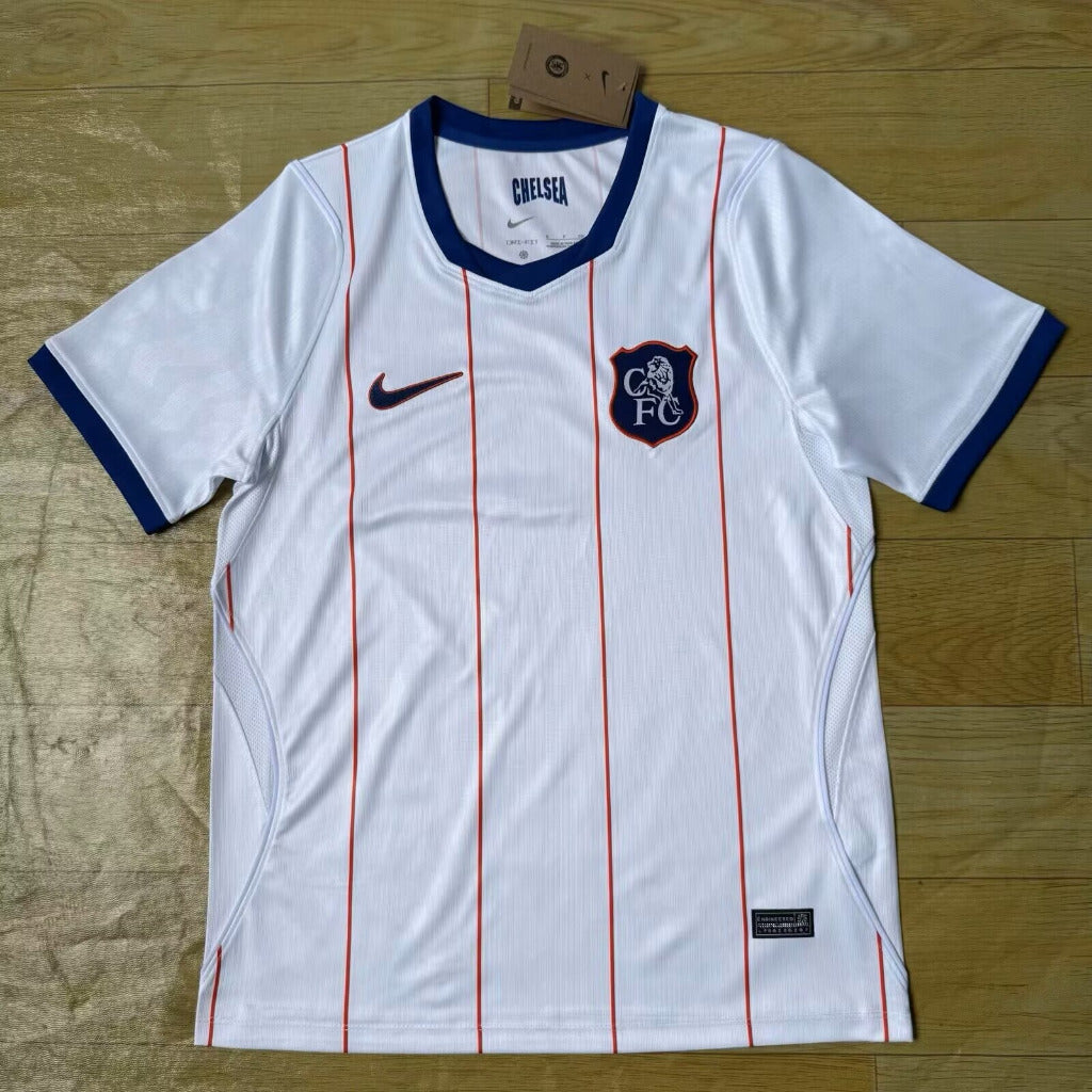 Chelsea 26/27 White/Blue/Thin Red Stripes 3rd Jersey